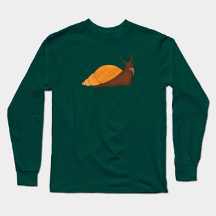 Giant African Land Snail, Achatina fulica, rodatzi Long Sleeve T-Shirt